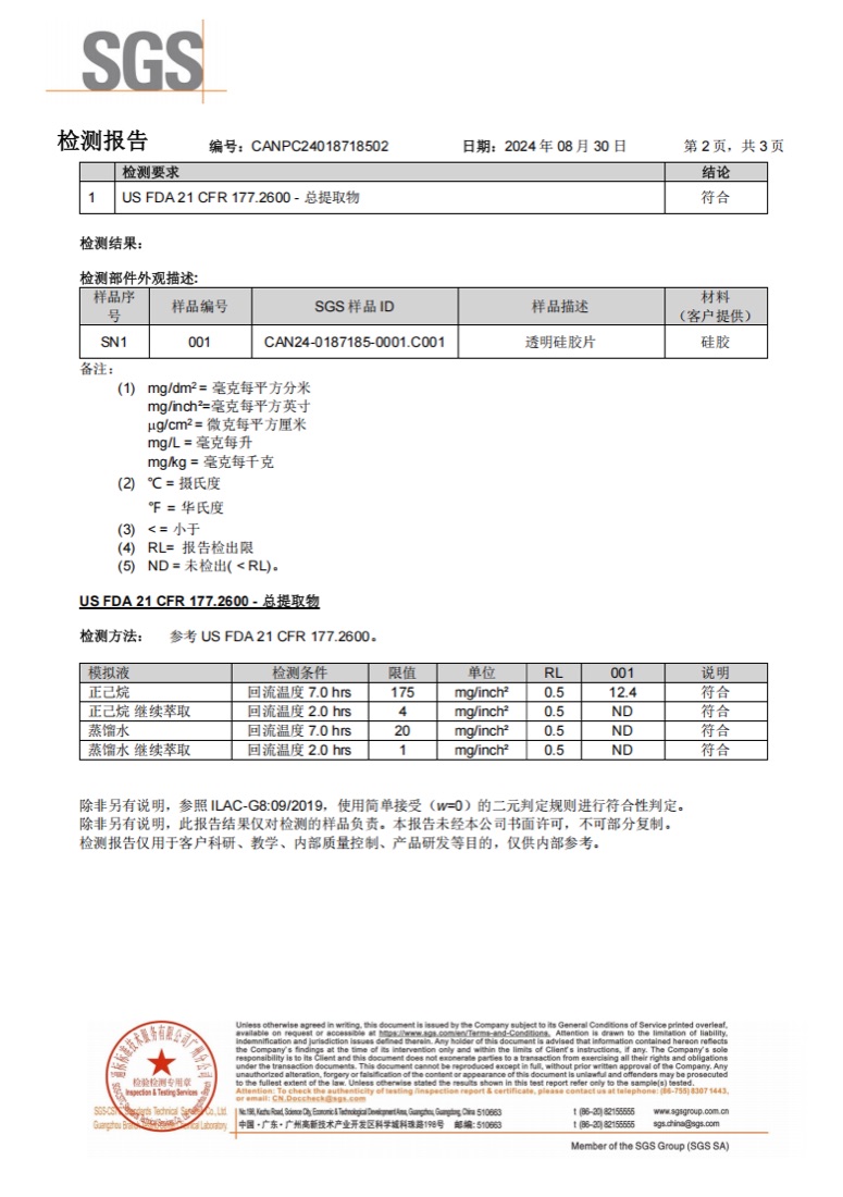 食品级检测